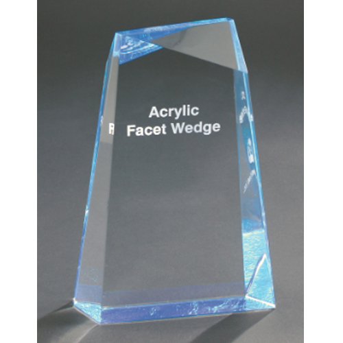 Facet Wedge Award (Blue)