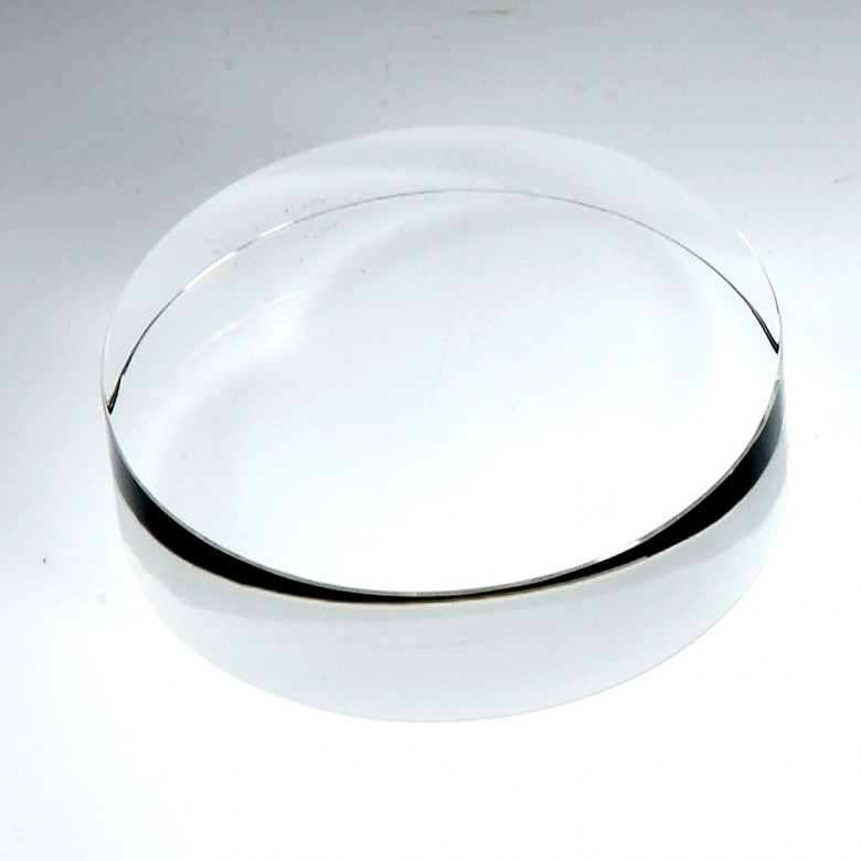Clear Round Paperweight