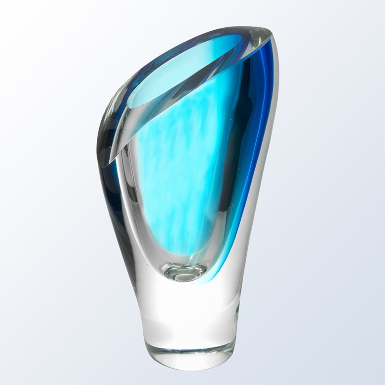 Lush Vase in Sky Blue - Prism