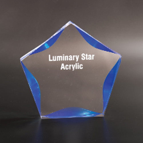 Luminary Star Award (Clear/Blue)